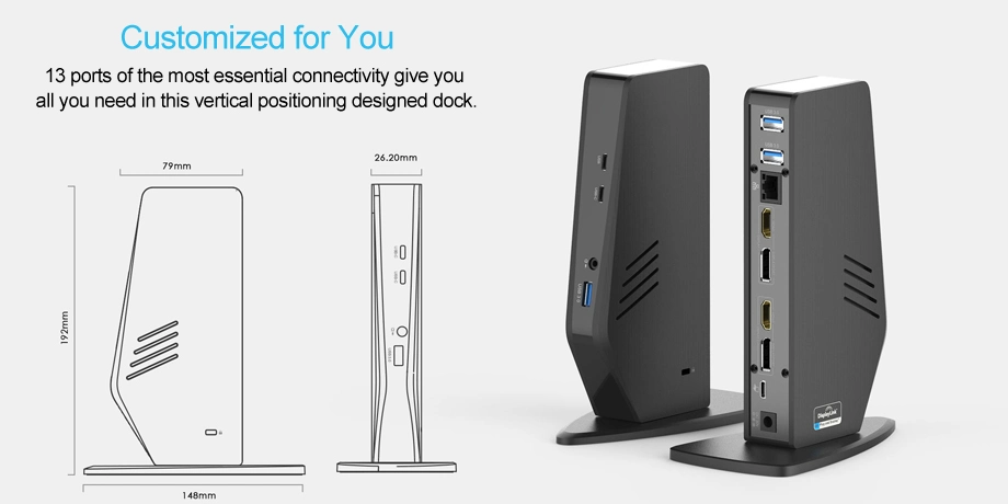 Ug69dk5 USB-C Dual 4K Ultra HD Multiple-Display Universal Docking Station