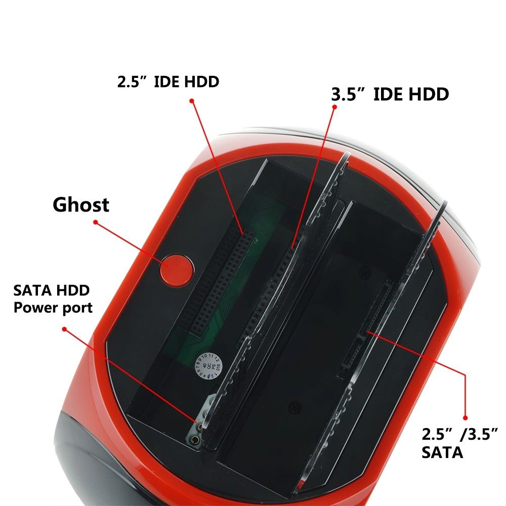 Anera High-Quality All in One HDD Docking Station with USB 3.0 2.0 Port for 2.5/3.5 Inch SATA IDE HDD SSD Enclosure