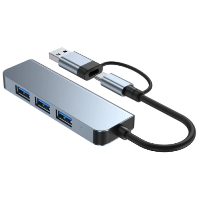 새로운 도착 2 in 1 Tpyec 허브 4in1 USB3.0 분배기 노트북 도킹 스테이션